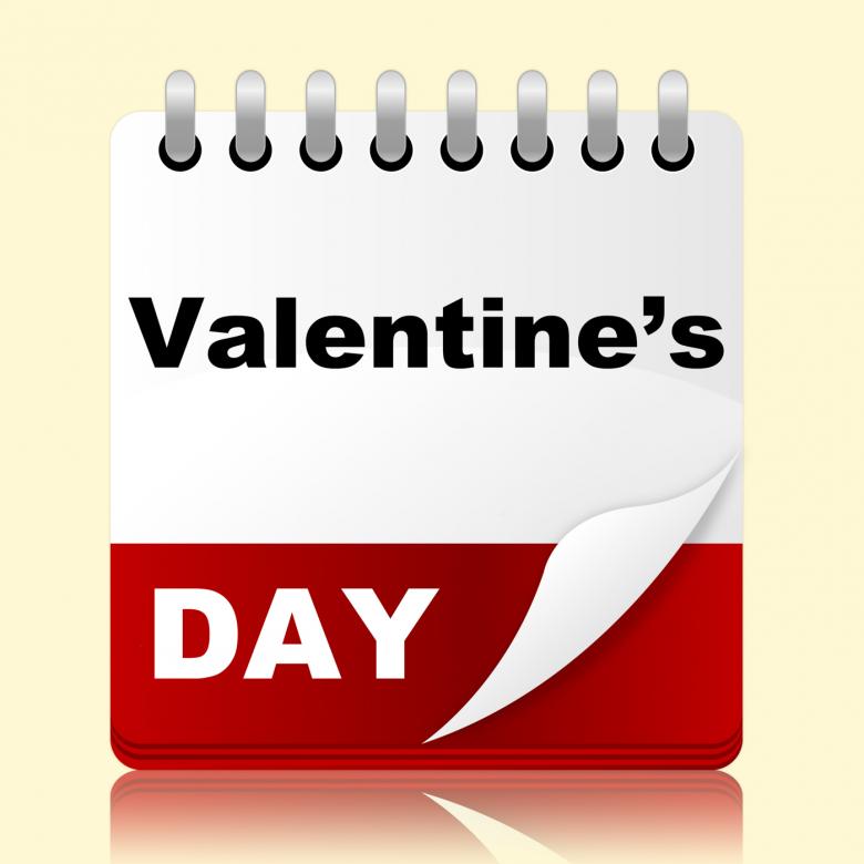 Free stock image of Valentines Day Indicates Planning Month And Affection created by Stuart Miles