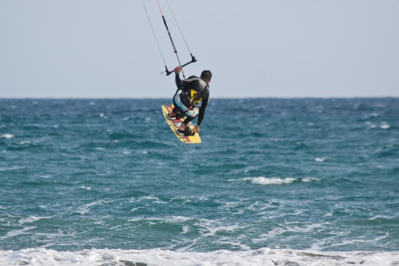 Free stock image of Kite Surfing created by Pixabay