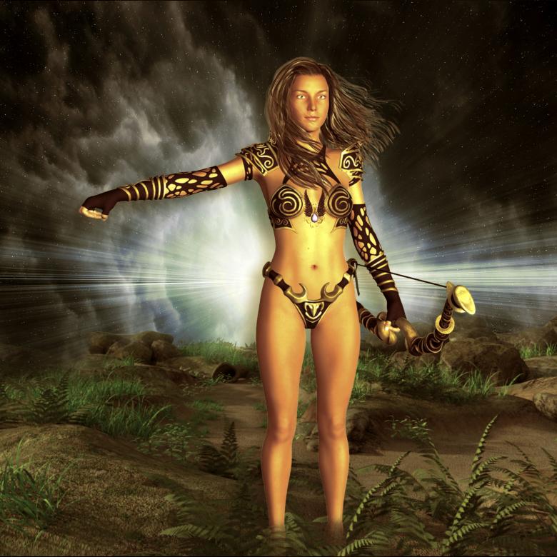 Free stock image of Warrior Woman created by bykst