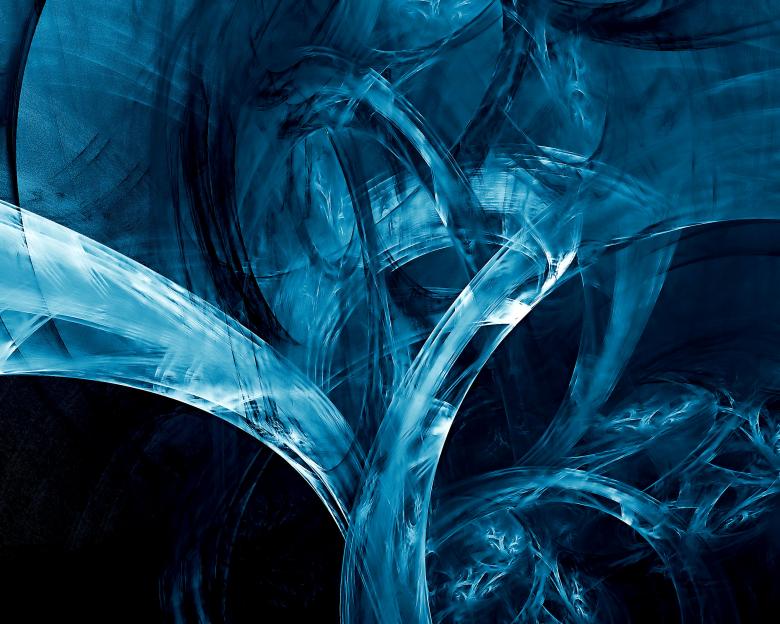 Free stock image of Blue Fractal Background created by bykst