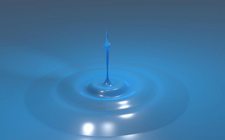Free stock image of Water Drop Making Ripple created by bykst