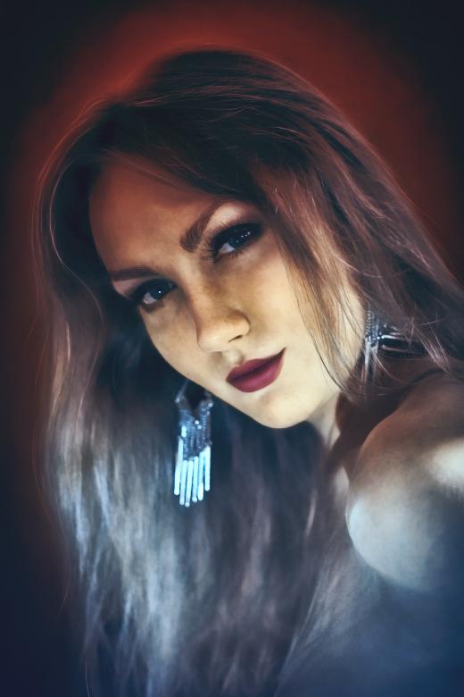 Free stock image of Beautiful Lady Closeup created by Pixabay