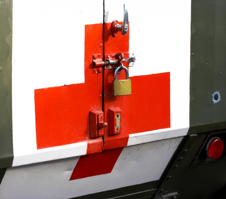 Free stock image of Military Red Cross Ambulance created by Stuart Miles