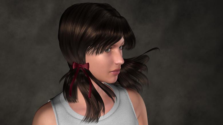 Free stock image of 3D Girl Portrait created by bykst