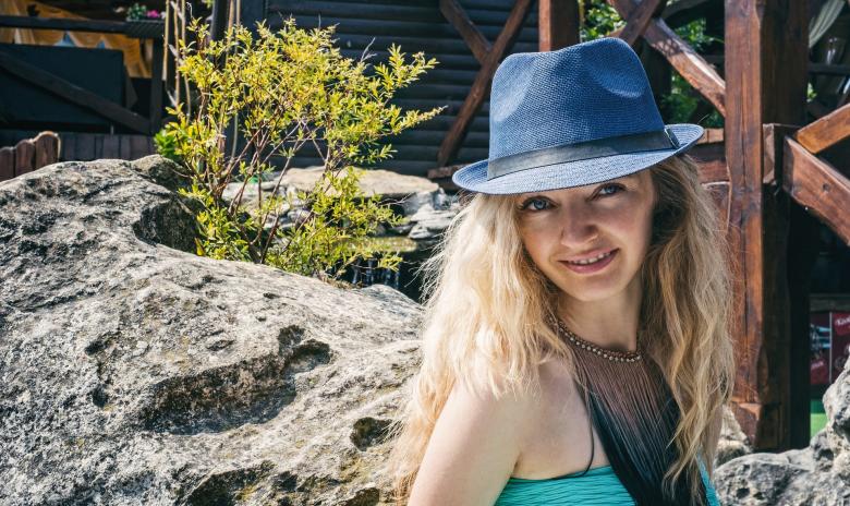 Free stock image of Girl in Blue Hat created by Pixabay