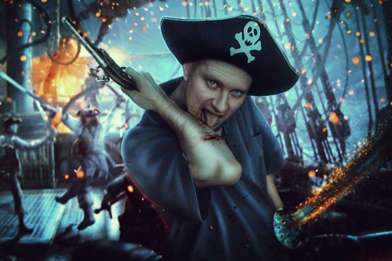 Free stock image of Pirate Ship created by Pixabay