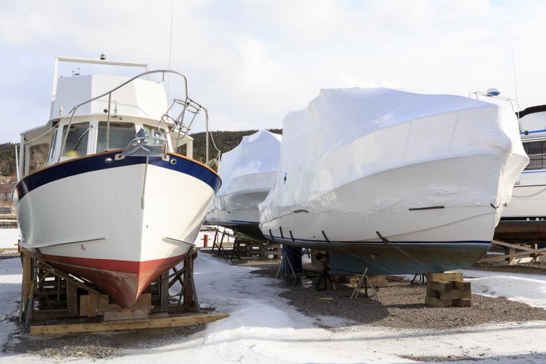 Free stock image of Marina in winter created by Geoffrey Whiteway