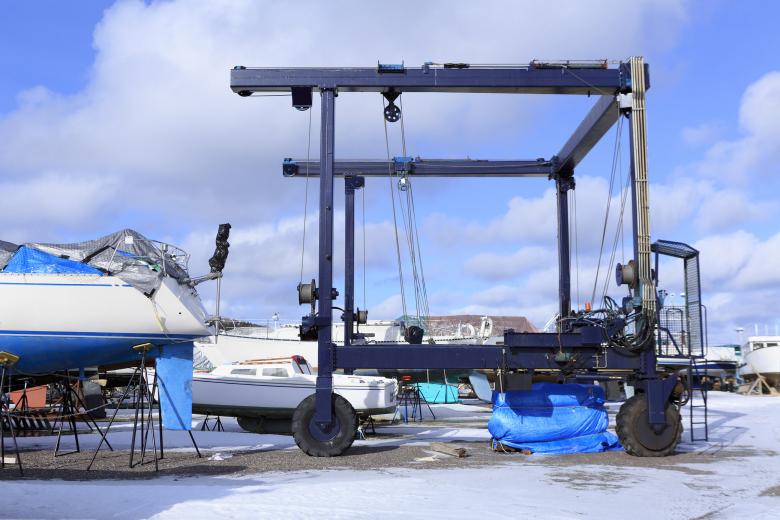 Free stock image of Marina in winter created by Geoffrey Whiteway