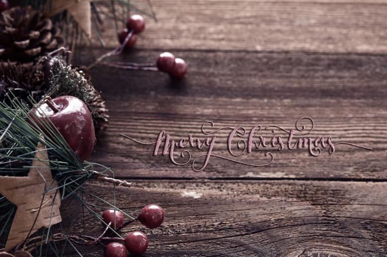 Free stock image of Merry Christmas created by Pixabay