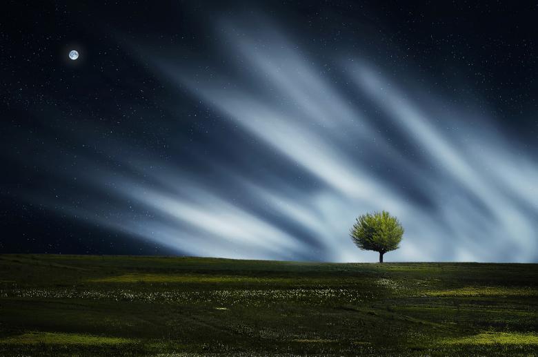 Free stock image of View at Night created by Pixabay