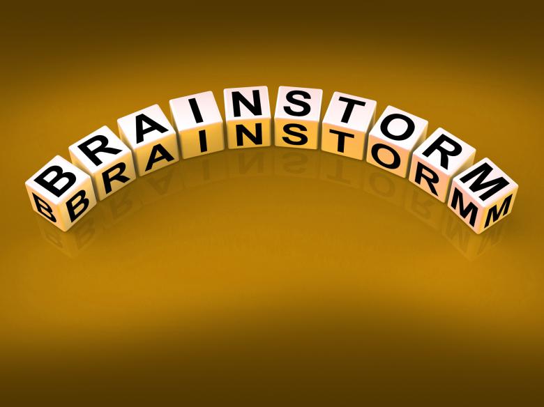 Free stock image of Brainstorm Dice Shows Creative Ideas And Thoughts created by Stuart Miles