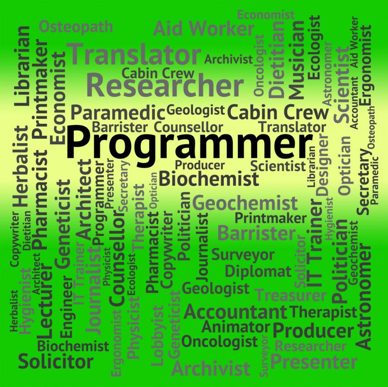 Free stock image of Programmer Job Indicates Words Occupation And Occupations created by Stuart Miles