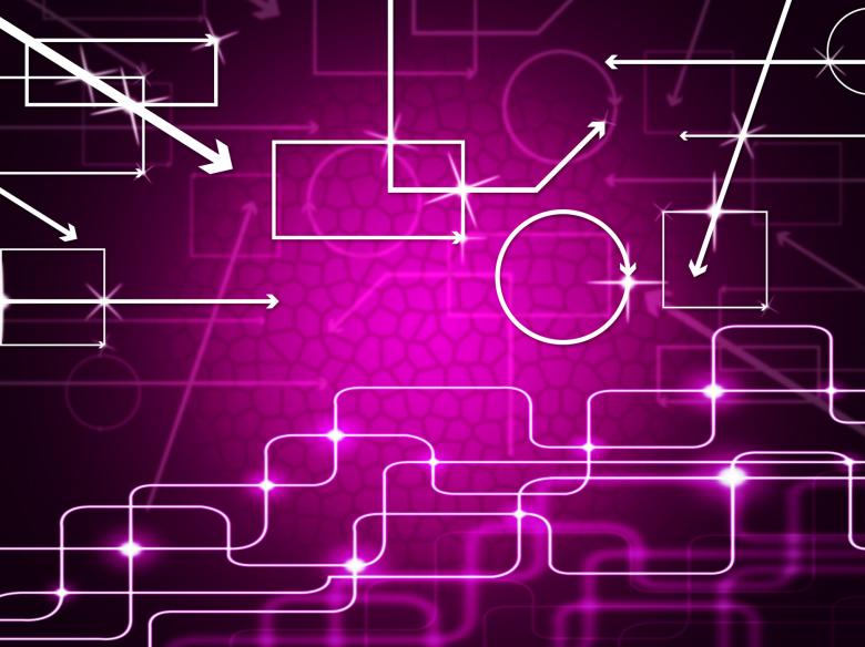 Free stock image of Pink Shapes Background Shows Geometry And Curvy Rectangles created by Stuart Miles