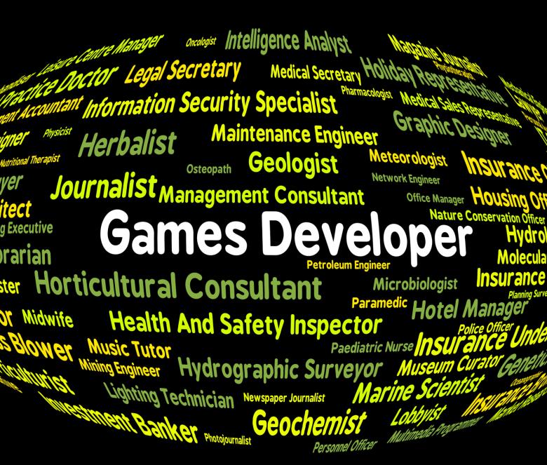 Free stock image of Games Developer Means Play Time And Career created by Stuart Miles