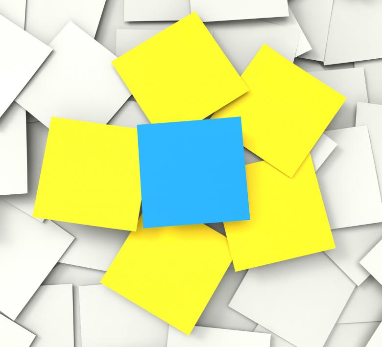 Free stock image of Blank Post it Messages Shows Copyspace To Do And Note created by Stuart Miles