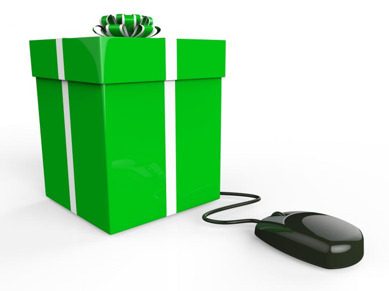 Free stock image of Online Gift Shows World Wide Web And Box created by Stuart Miles