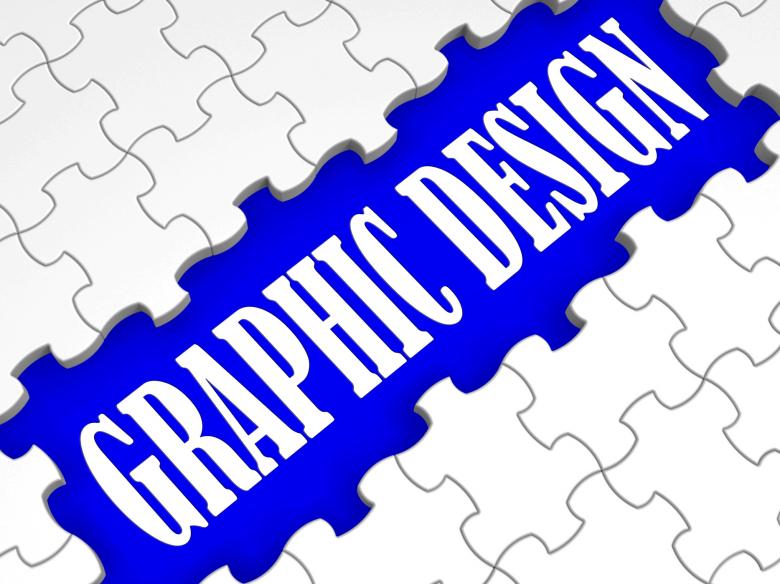Free stock image of Graphic Design Puzzle Shows Digital Creativity created by Stuart Miles