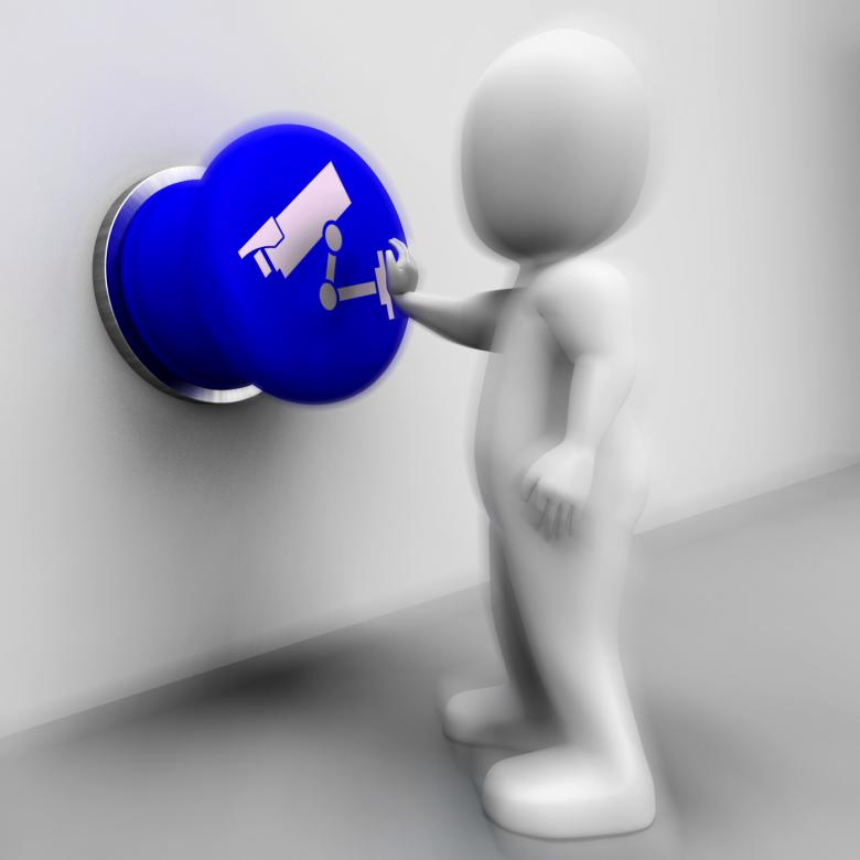 Free stock image of CCTV Camera Pressed Shows Surveillance And Security created by Stuart Miles