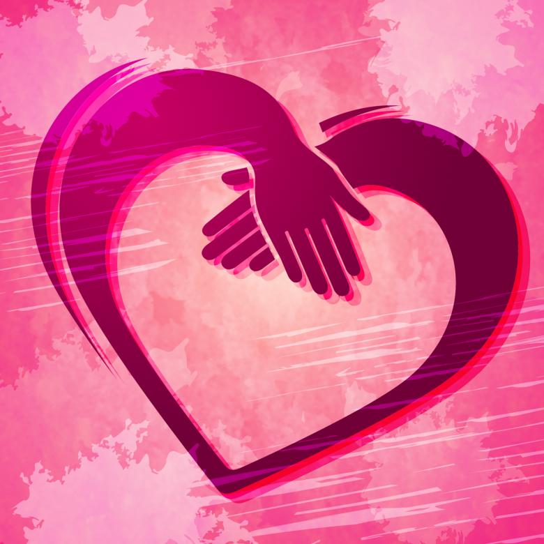 Free stock image of Holding Hands Indicates Valentine Day And Friends created by Stuart Miles