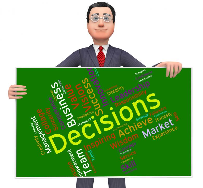 Free stock image of Decision Words Indicates Decided Wordcloud And Text created by Stuart Miles