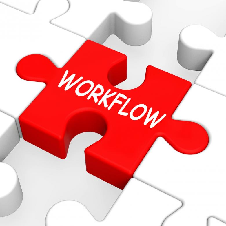 Free stock image of Workflow Puzzle Shows Process Flow Or Procedure created by Stuart Miles
