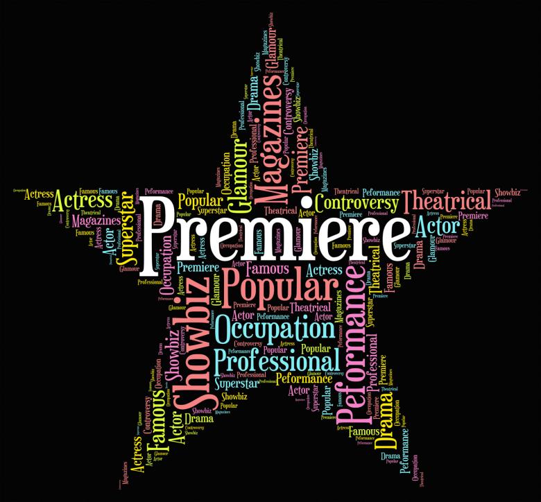Free stock image of Premiere Star Represents Opening Nights And Perfomance created by Stuart Miles