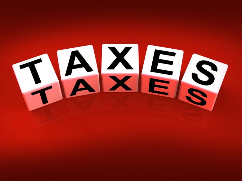 Free stock image of Taxes Blocks Represent Duties and Taxation Documents created by Stuart Miles