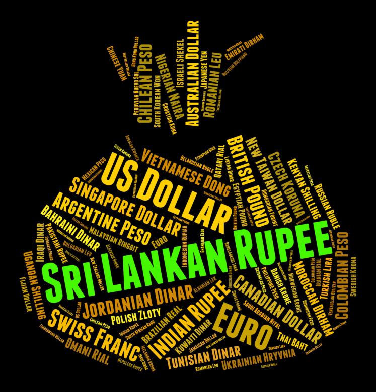 Free stock image of Sri Lankan Rupee Indicates Forex Trading And Banknotes created by Stuart Miles