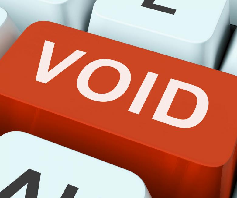 Free stock image of Void Key Shows Invalid Or Invalidated Contract created by Stuart Miles