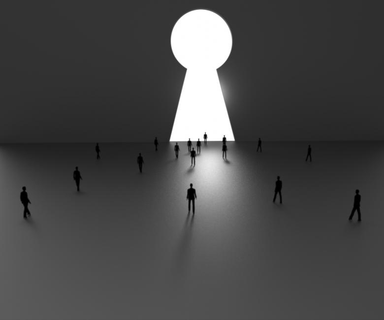 Free stock image of Keyhole Vision Shows Goal Objective And Lock created by Stuart Miles