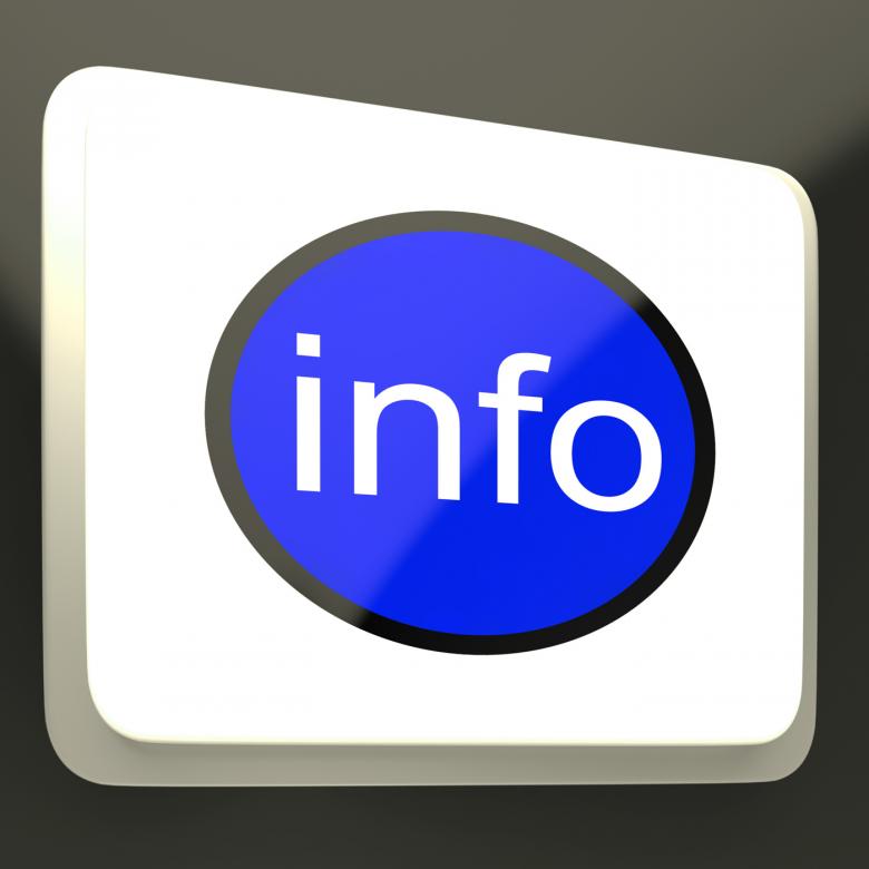 Free stock image of Info Button Showing Customer Service Assistance created by Stuart Miles