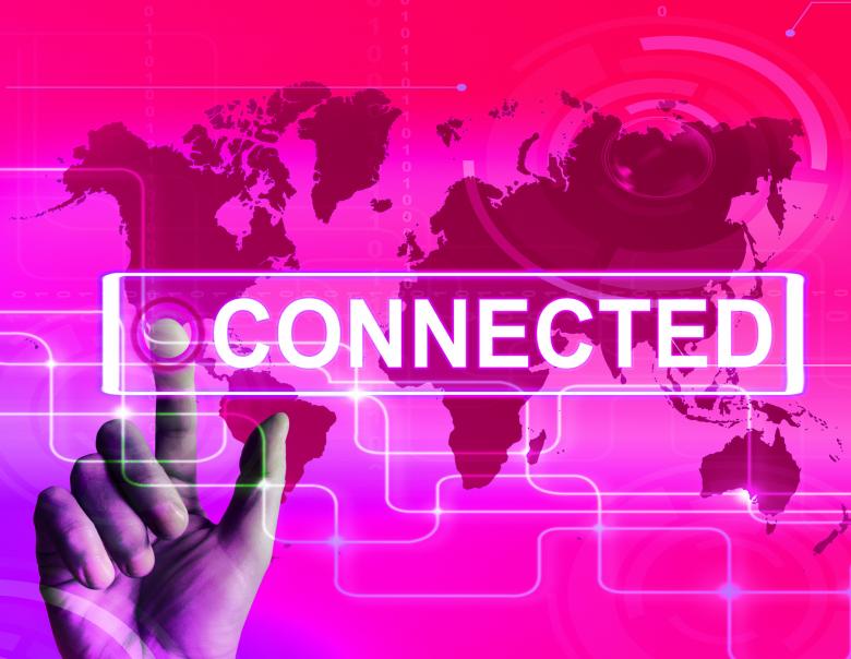 Free stock image of Connected Map Displays Networking connecting and International Communi created by Stuart Miles