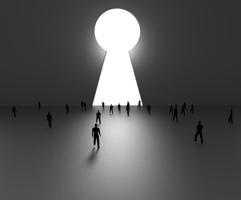 Free stock image of Planning Man Indicates Key Hole And Aspire created by Stuart Miles