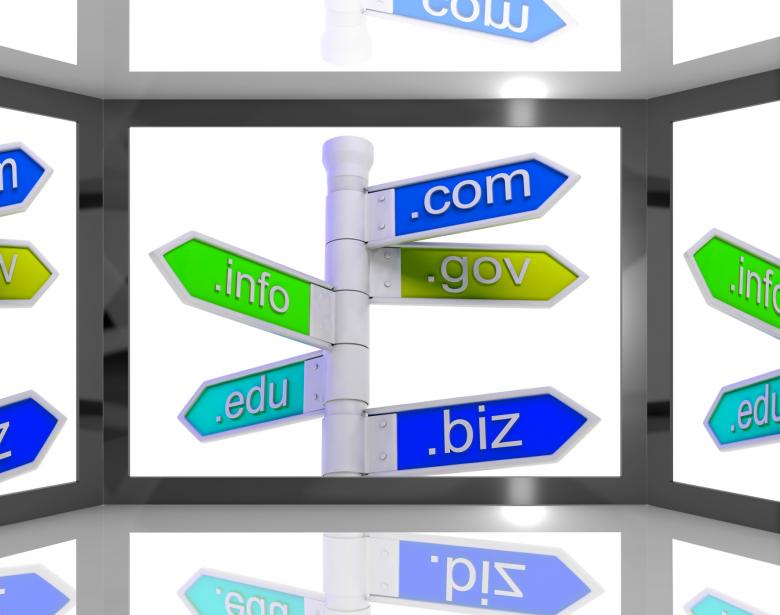 Free stock image of Domains On Screen Showing Internet Domains created by Stuart Miles