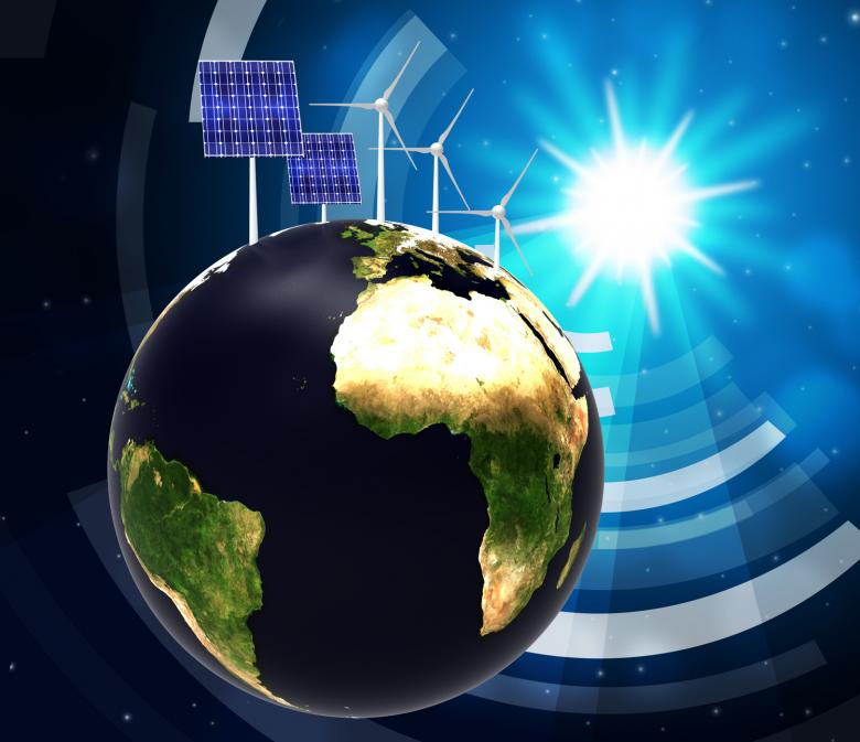 Free stock image of Solar Panel Indicates Alternative Energy And Globalise created by Stuart Miles