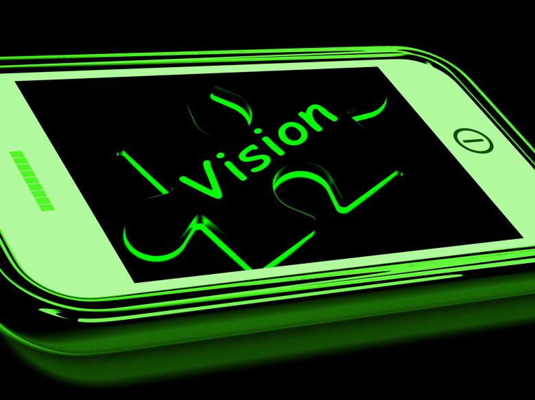 Free stock image of Vision On Smartphone Shows Future Plans created by Stuart Miles