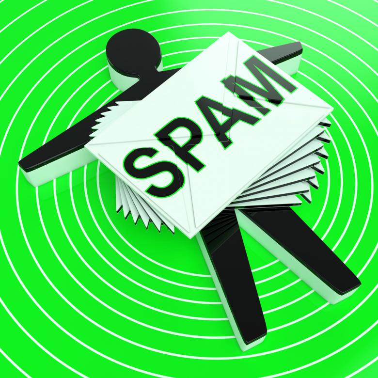 Free stock image of Spam Target Shows Junk Unsolicited Unwanted E-mail created by Stuart Miles