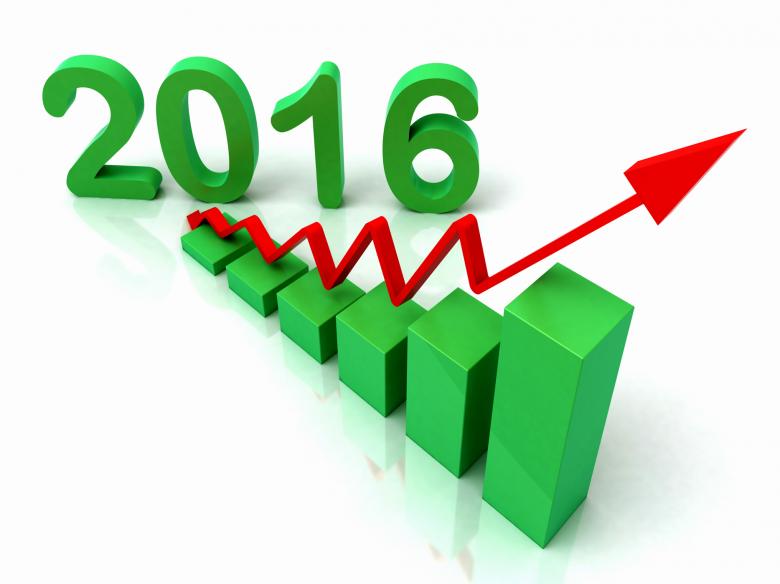 Free stock image of 2016 Green Bar Chart Shows Budget created by Stuart Miles