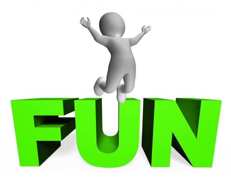 Free stock image of Fun Character Indicates Joy Jump And Enjoy 3d Rendering created by Stuart Miles