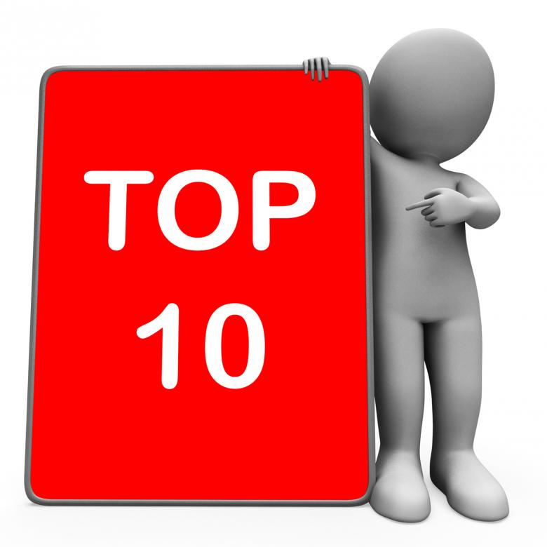 Free stock image of Top Ten Character Tablet Shows Special Top Ranking created by Stuart Miles