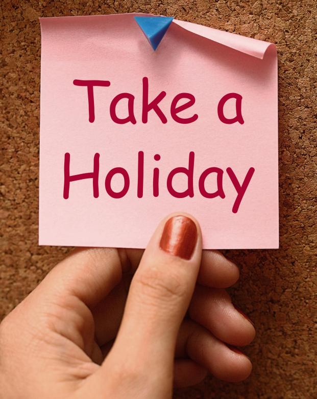 Free stock image of Take A Holiday Note Means Time For Vacation created by Stuart Miles