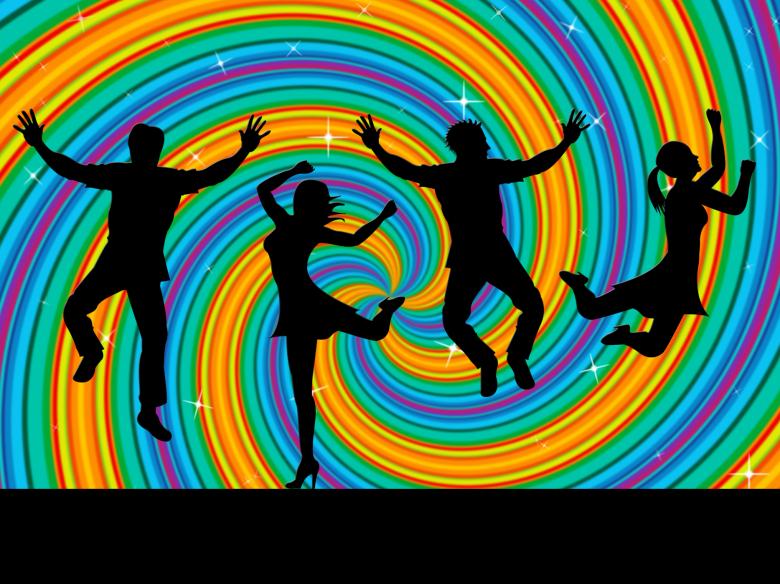 Free stock image of Jumping Joy Indicates Activity Wave And Swirl created by Stuart Miles