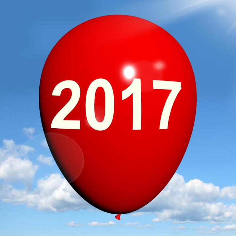 Free stock image of Two Thousand Seventeen on Balloon Shows Year 2017 created by Stuart Miles