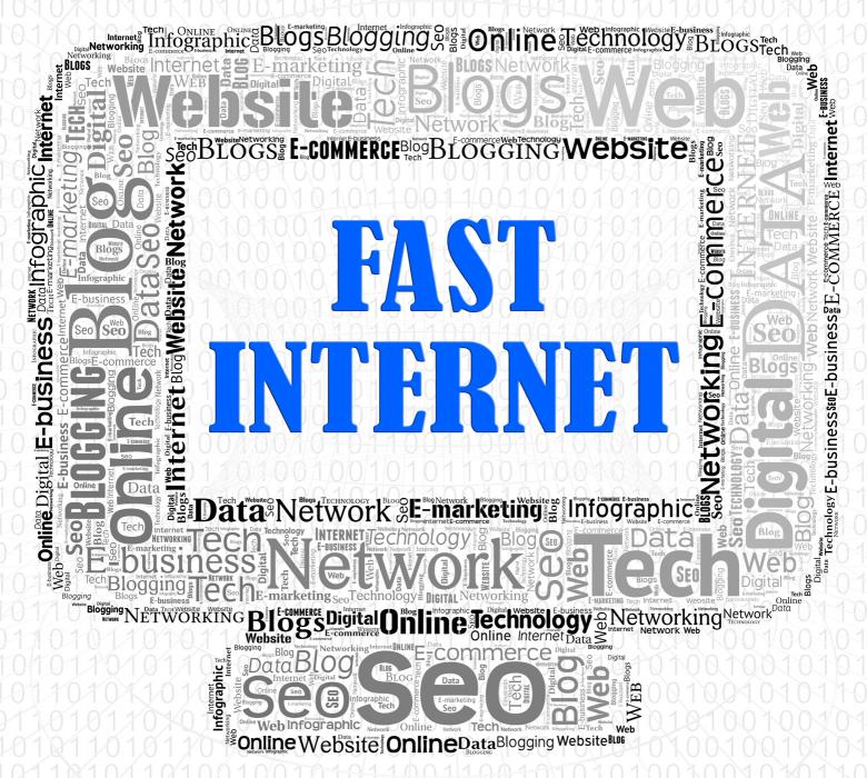 Free stock image of Fast Internet Indicates High Speed And Computers created by Stuart Miles