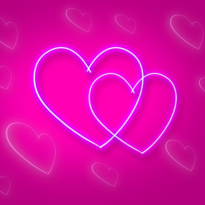 Free stock image of Hearts Intertwinted Represents Passion Background And Relationship created by Stuart Miles