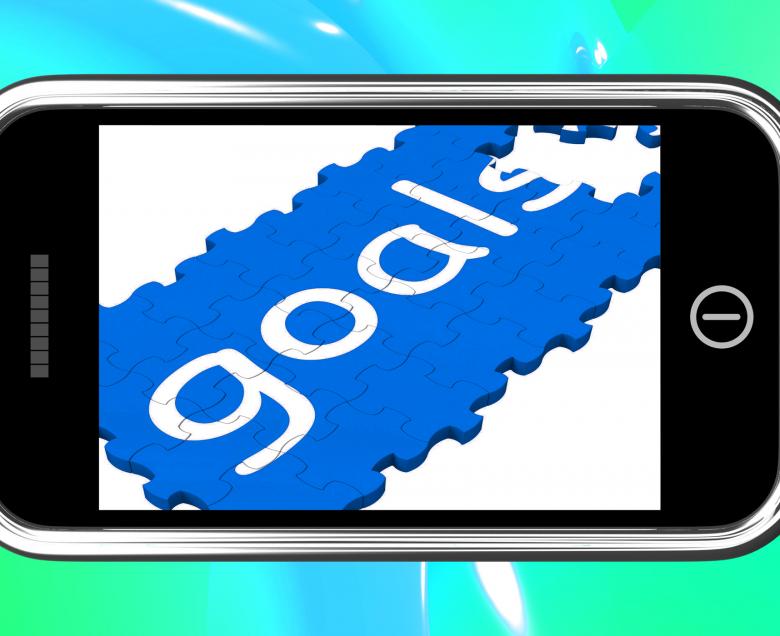 Free stock image of Goals On Smartphone Showing Future Aspirations created by Stuart Miles
