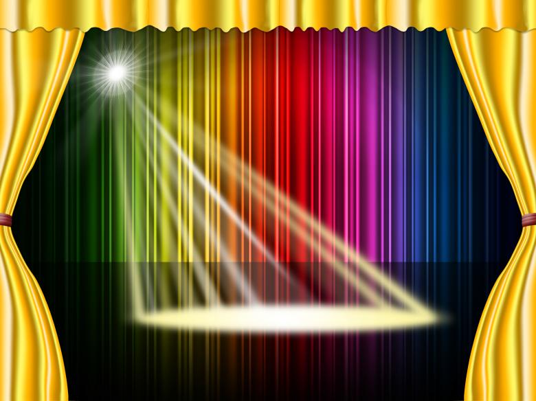 Free stock image of Spotlight Stage Represents Live Event And Beam created by Stuart Miles