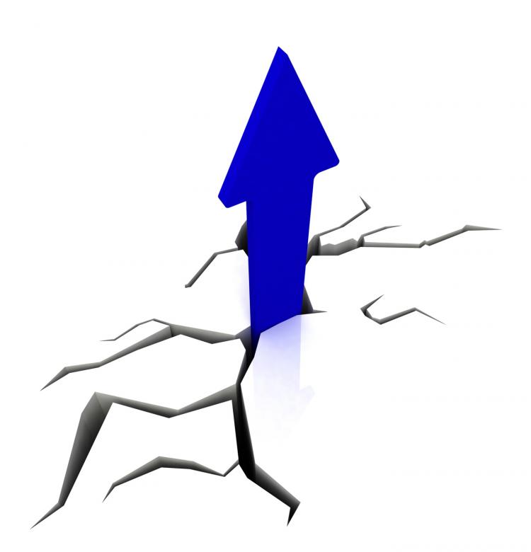 Free stock image of Blue Upward Arrow Shows Breakthrough created by Stuart Miles