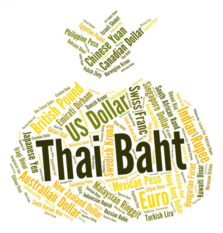 Free stock image of Thai Baht Shows Foreign Exchange And Banknotes created by Stuart Miles