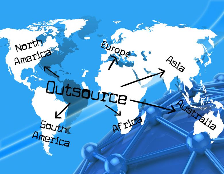 Free stock image of Outsource Worldwide Indicates Independent Contractor And Earth created by Stuart Miles